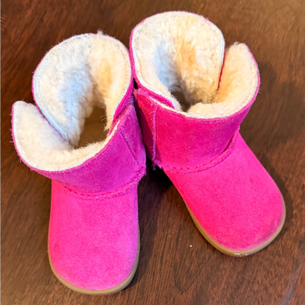 UGG Pink Baby Booties